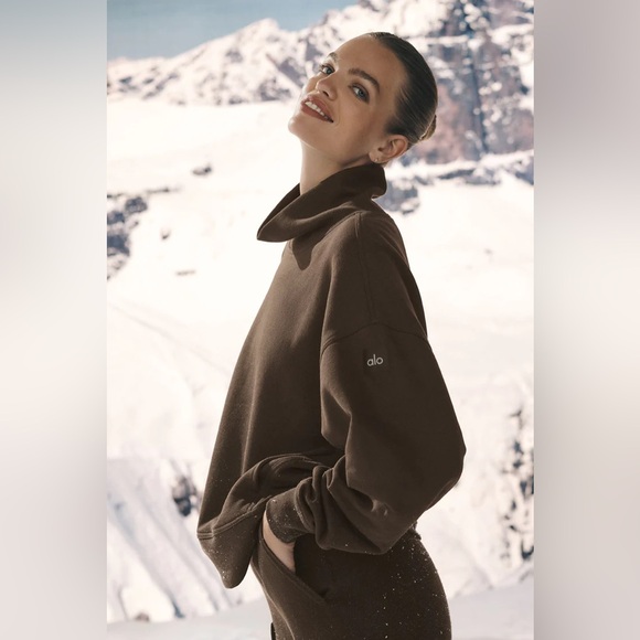 ALO Yoga Sweaters - Alo Hazy Mock Neck Pullover